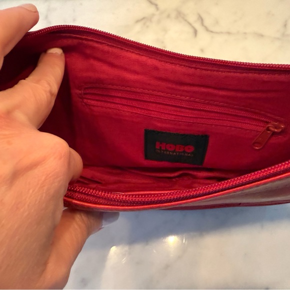 HOBO Vibrant Red Leather Bag - Picture 6 of 6